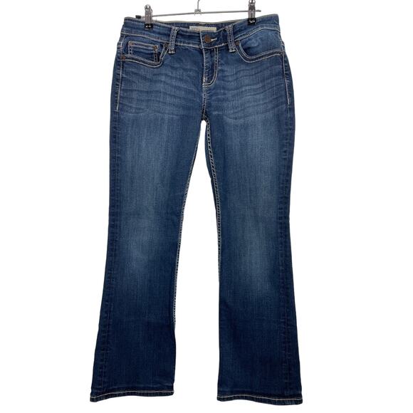 BKE Buckle Payton Whiskering Bootcut Women's Jeans Sz 27R - Picture 1 of 4